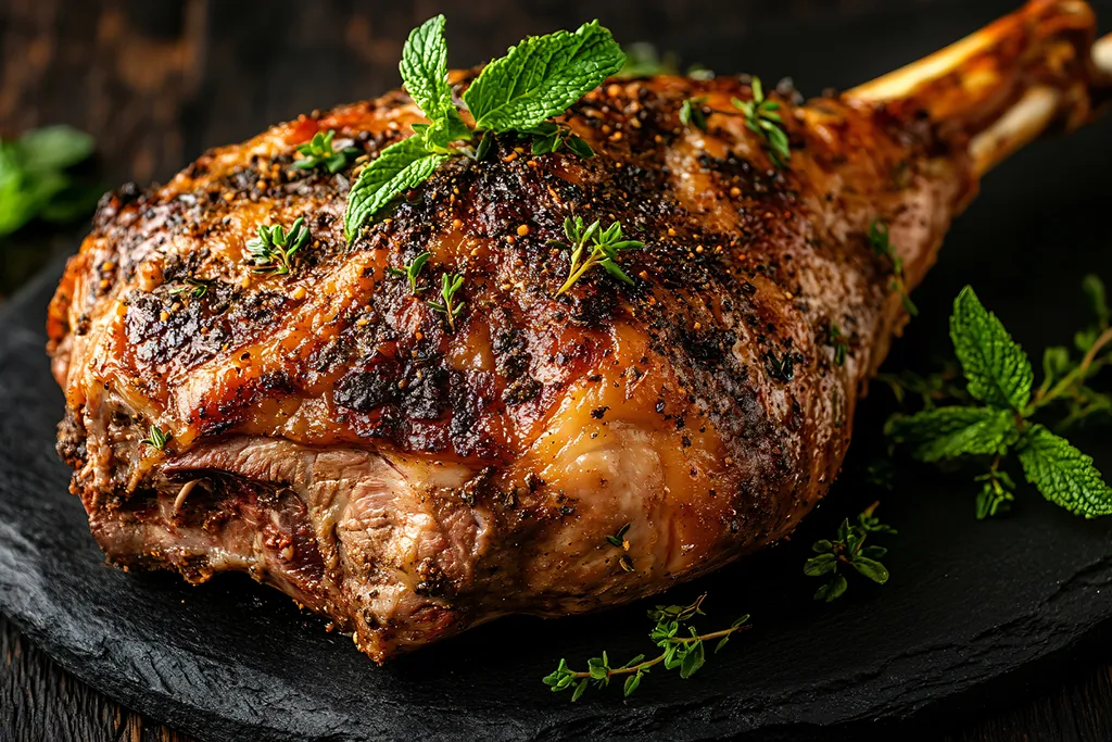 Gigot d'agneau cuit